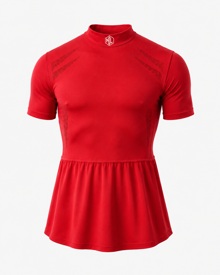 Performance Flare Shirt - Red